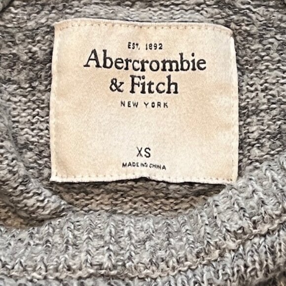 Y2K Cozy Christmas Abercrombie & Fitch Sweater w/Boston Terrier pic, Women's XS - Picture 4 of 6